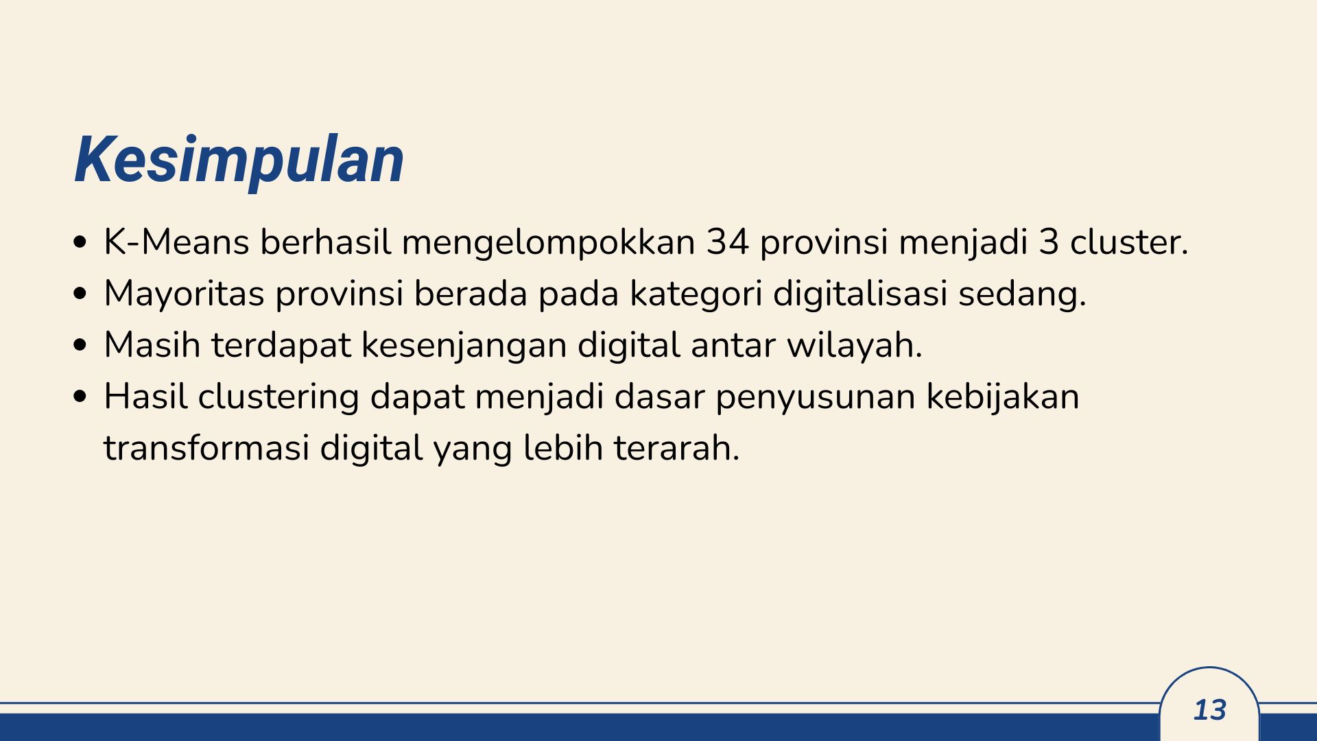 Machine Learning - Klasterisasi Tingkat Digitalisasi Provinsi di Indonesia screenshot tangkapan layar 7